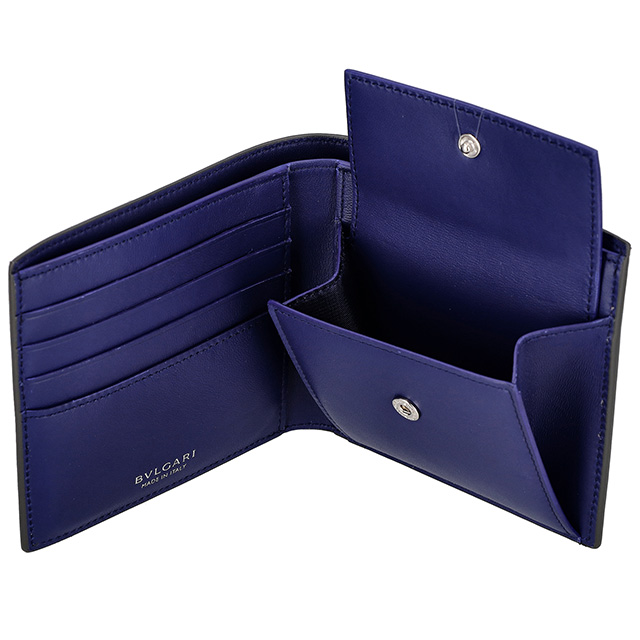 BVLGARI（ブルガリ） 二つ折り財布 メンズ ブランド レザー 291066