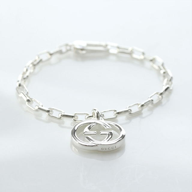 GUCCI ロゴ チェーン ブレスレット　シルバー925 楽天市場】GUCCI グッチボールチェーンブレスレットメンズ レディース