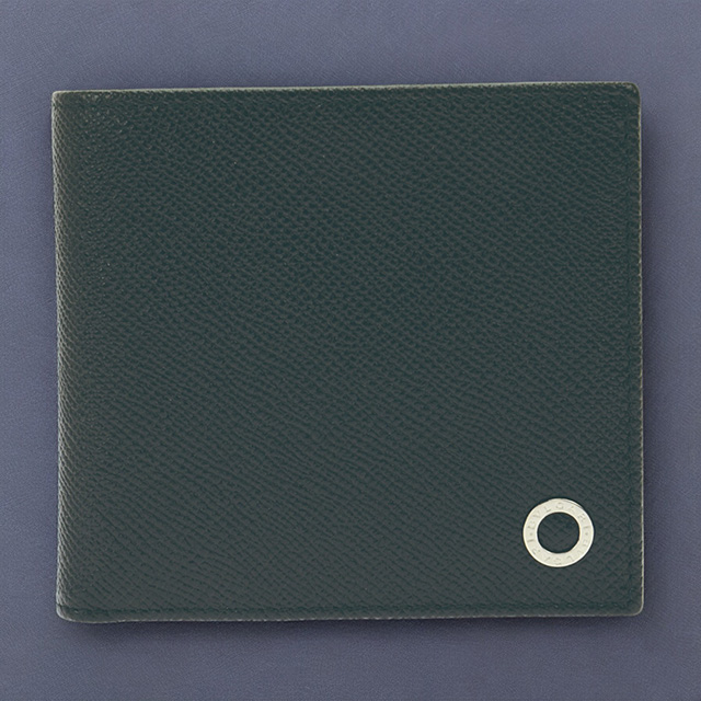 ブルガリ 二つ折り財布 コンパクト メンズ BVLGARI 30396GRAIN BLK