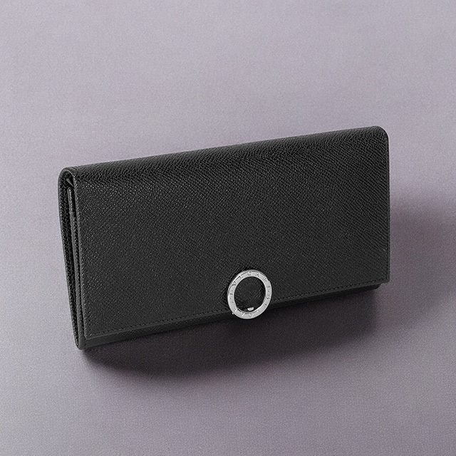 BVLGARI（ブルガリ） 長財布 メンズ ブランド BVLGARI 30412GRAIN BLK