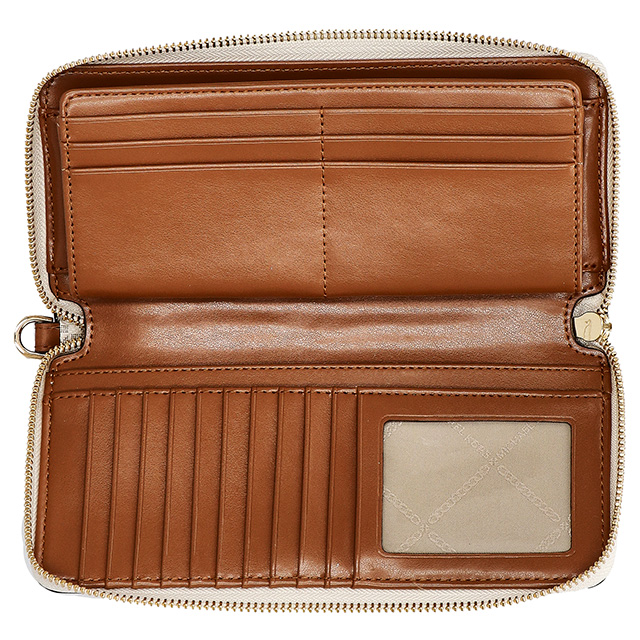長財布 Michael Kors SS25 (32F1GJ6E7B 150VANILLA) MICHAEL KORS マイケルコース 長財布 メンズ レディース