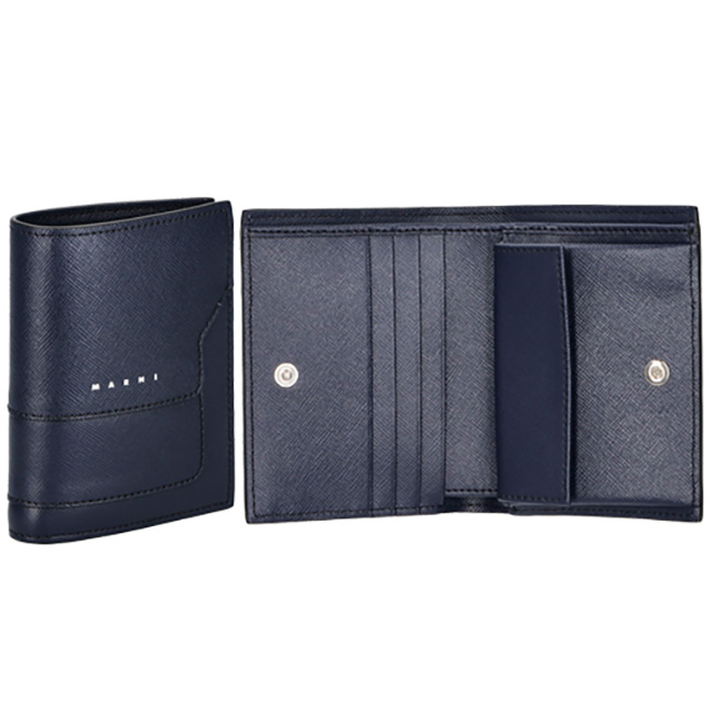 マルニ 二つ折り財布 メンズ ブランド MARNI PFMI0046U0-LV520