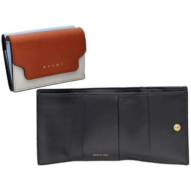 MARNI（マルニ） 三つ折り財布 レディース ブランド MARNI PFMOW02U23