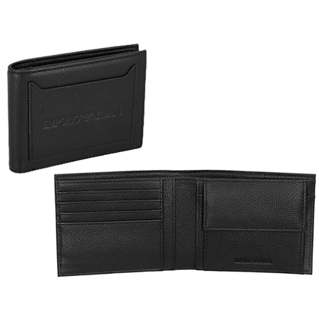 EMPORIO ARMANI エンポリオ・アルマーニ 二つ折り財布 メンズ ブランド