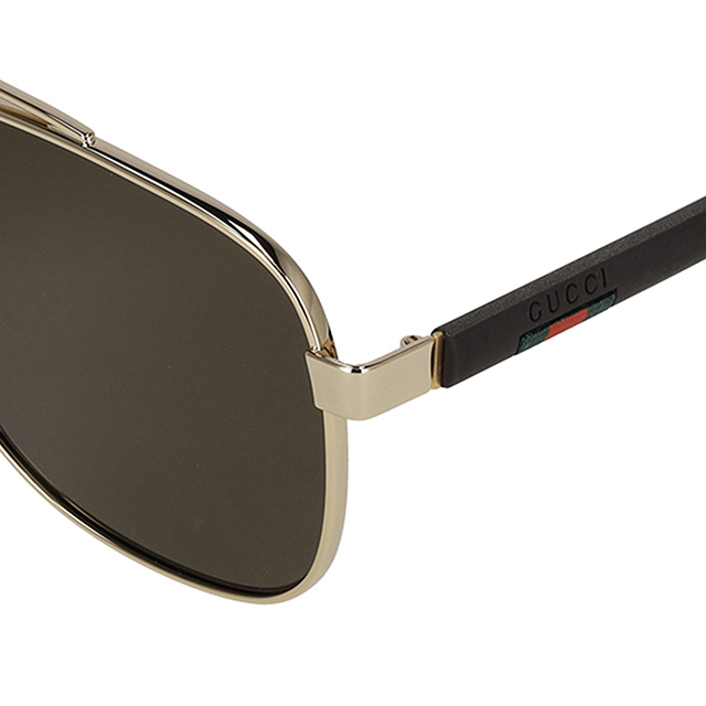 GUCCI（グッチ） サングラス メンズ ブランド GUCCI GG0422S ゴールド
