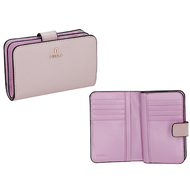 フルラ FURLA 財布 二つ折り財布 折りたたみ財布 小銭入れ付き WP00314-ARE000 4304S レディース パープル 本革 レザー 財布 使いやすい FURLA（フルラ） 二つ折り財布 レディース ブランド レザー WP00314
