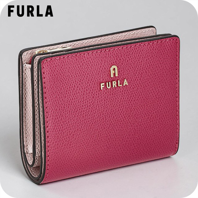 未使用◇FURLA◇フルラ◇折財布◇ラウンドジップ折財布◇ピンク FURLA（フルラ） 二つ折り財布 二折財布 レディース ブランド FURLA