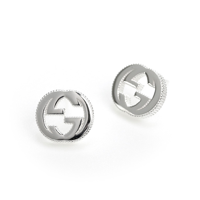 GUCCI（グッチ） ピアス インターロッキングG シルバー925 ユニ