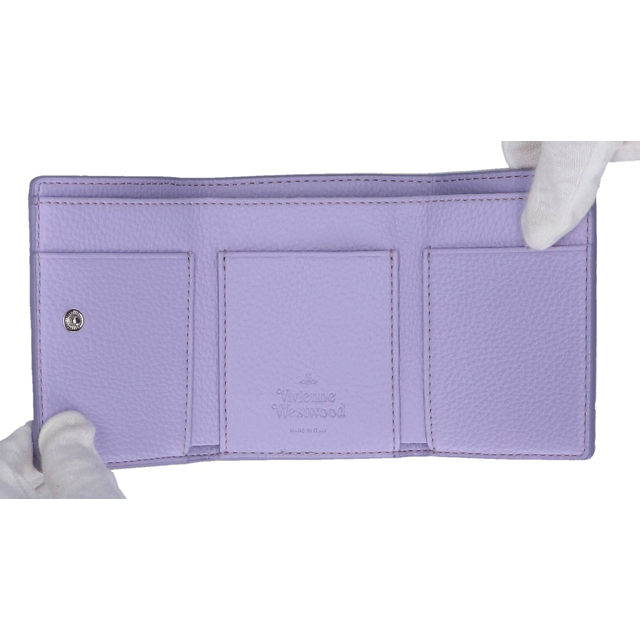 新品 Vivienne Westwood 紫 ワイン 蝶々留め 二つ折り財布 Vivienne Westwood（ヴィヴィアンウエストウッド） ヴィヴィアン