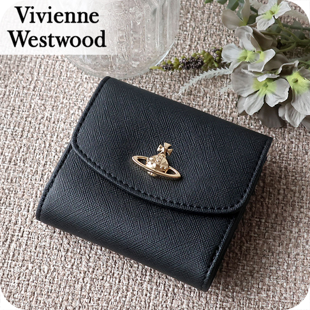 黒色 ヴィヴィアン・ウエストウッド 財布 5115002 Vivienne Westwood（ヴィヴィアンウエストウッド） ヴィヴィアン