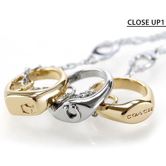 COACH（コーチ） ネックレス レディース ブランド ペンダント リング 3