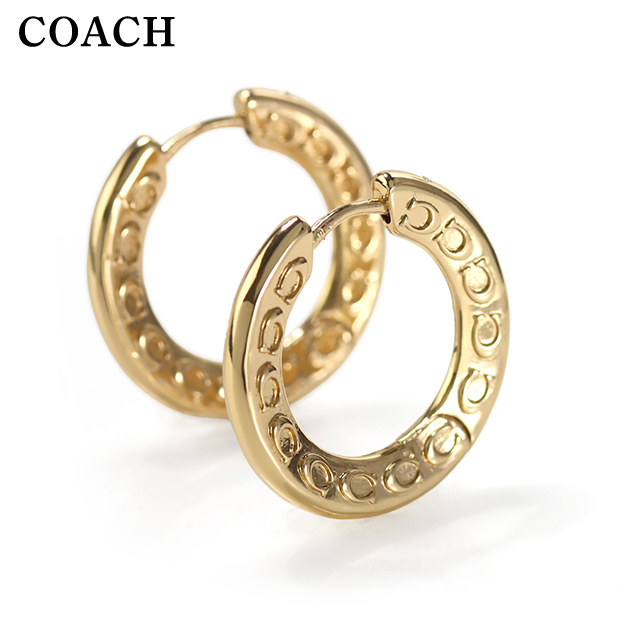 COACH（コーチ） ピアス レディース ブランド フープ 両耳用
