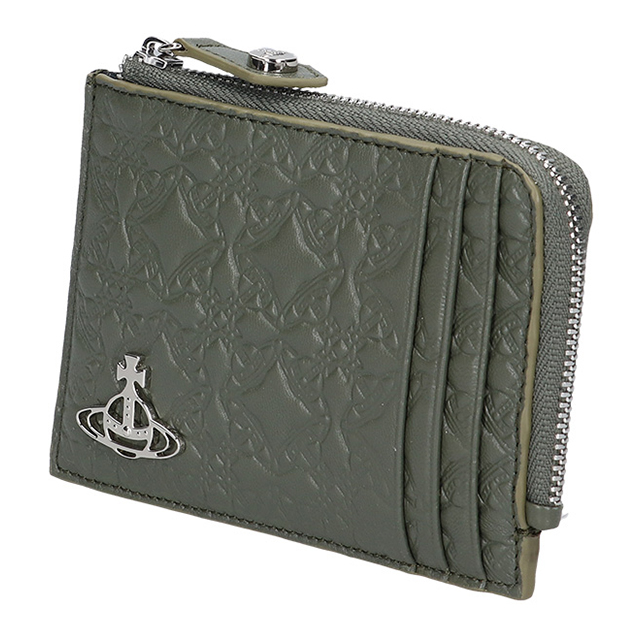 ヴィヴィアン ウエストウッド ケース レディース ブランド Vivienne Westwood エンボスドナッパ ロゴ 54020008U L003E M405 GREEN 財布 ビビアン 小銭入れ 小さい 高級 おしゃれ プレゼント 実用的 かわいい 543599-b1.jpg