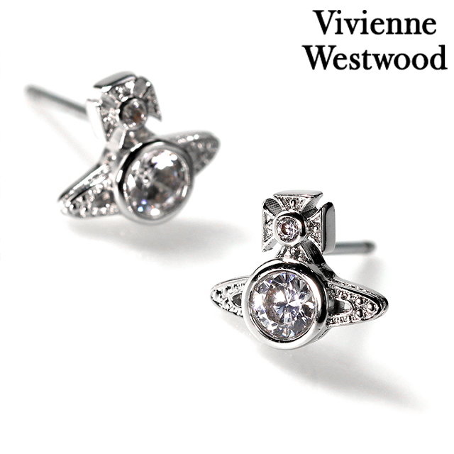 Vivienne Westwood 渋谷 レディースピアス スタッド水色 両耳