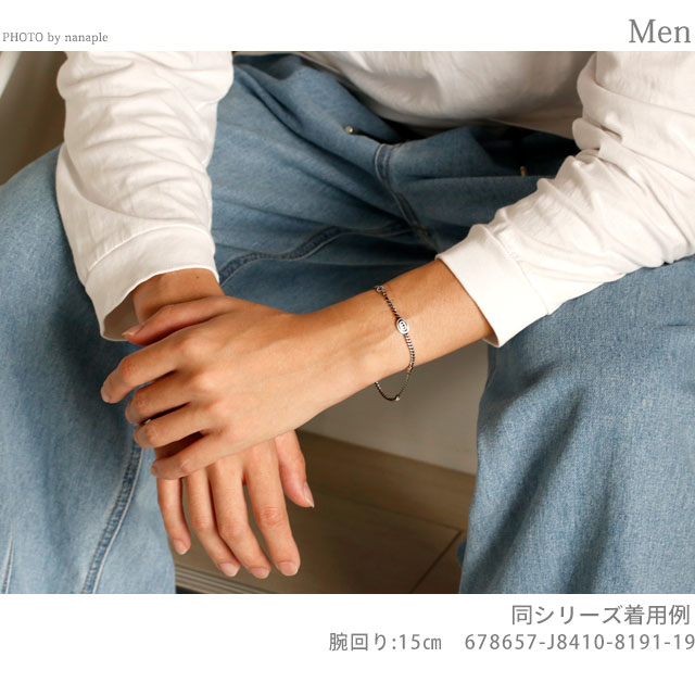 GUCCI グッチ ブレスレット メンズ ブランド インターロッキング