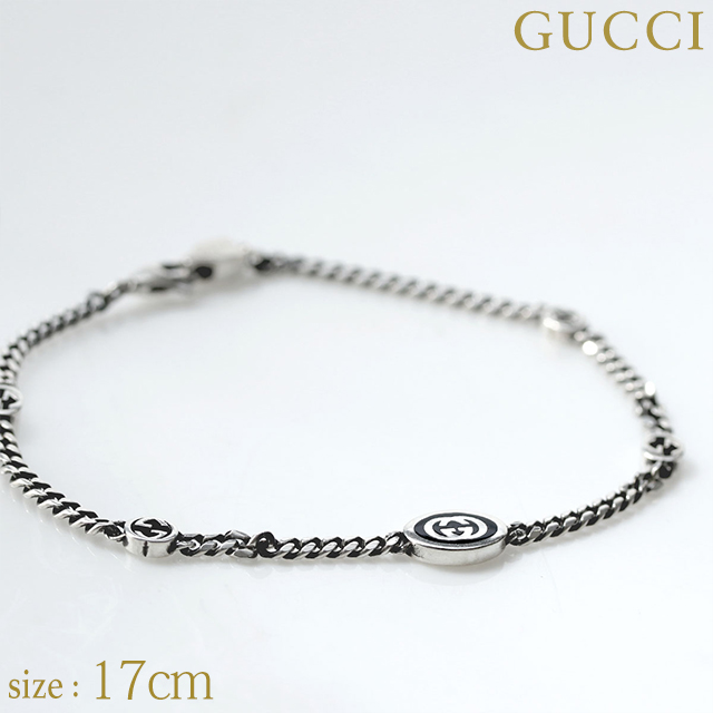 GUCCI グッチ ブレスレット メンズ ブランド インターロッキング