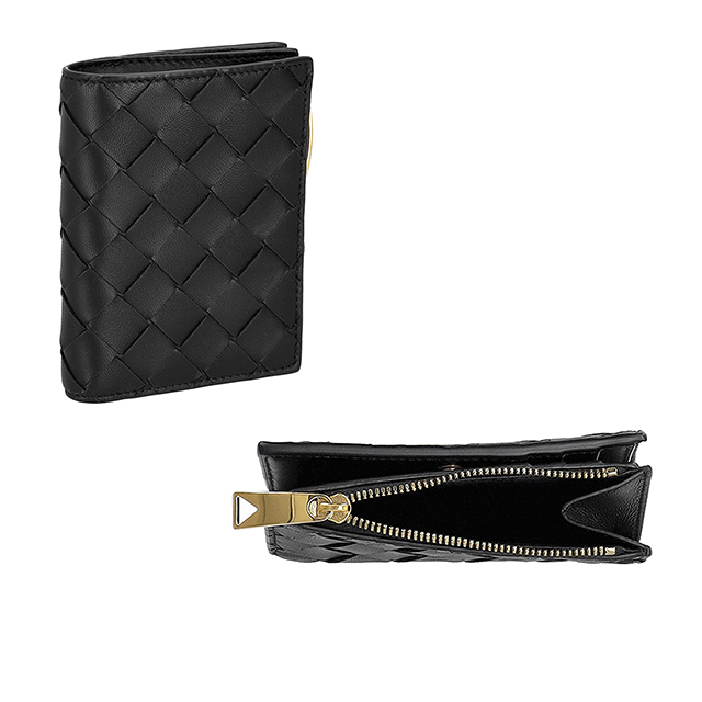 BOTTEGA VENETA（ボッテガ・ヴェネタ） 二つ折り財布 コンパクト