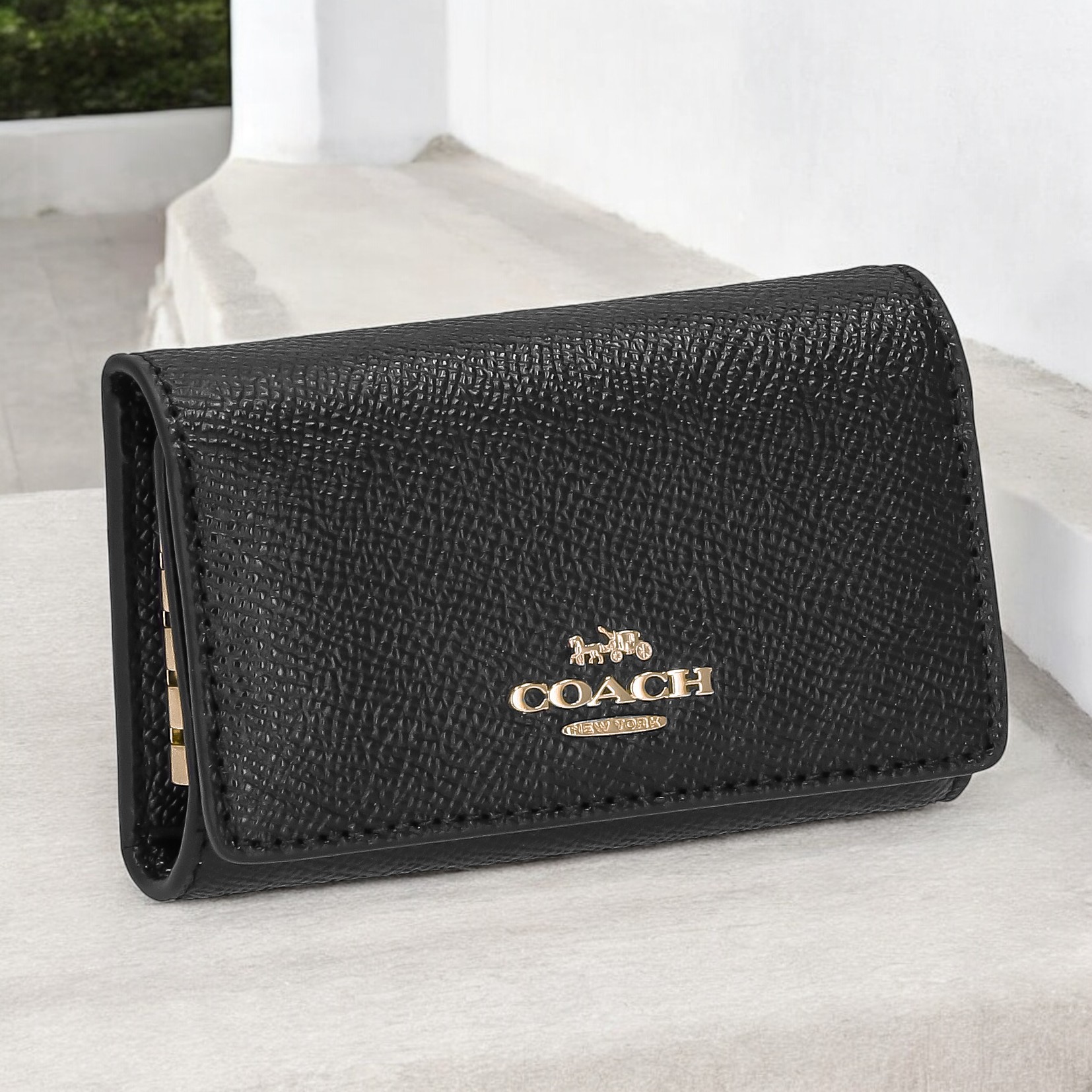 新品 COACH コーチ キーケース ブラック キーケース COACH コーチ キーケース レディース ブランド 76741 ブラック