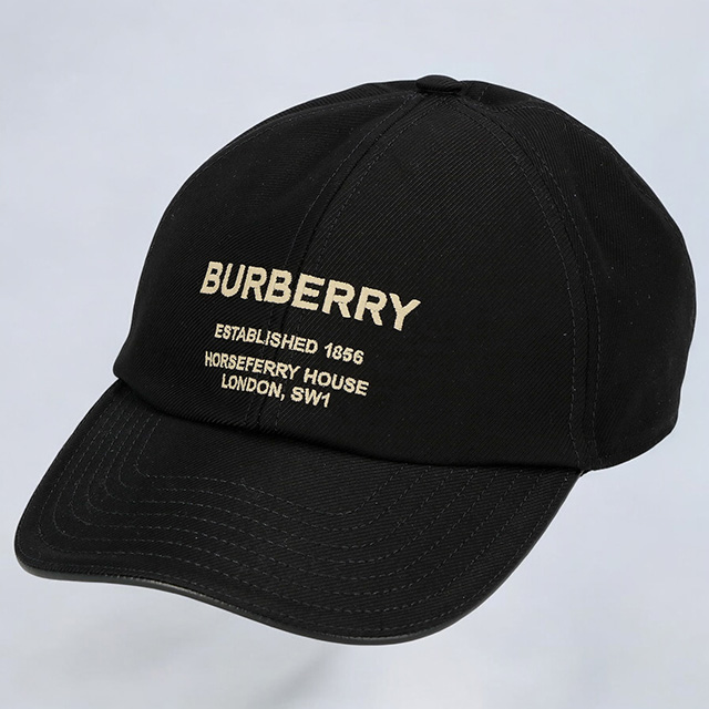 バーバリー キャップ メンズ ブランド BURBERRY 8068034 M ブラックの