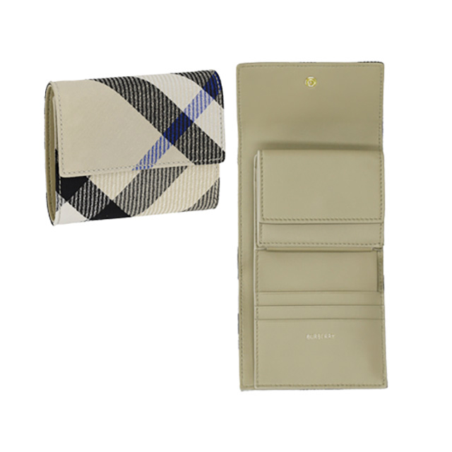 BURBERRY チェック柄 三つ折り財布 BURBERRY（バーバリー） 三つ折り財布 メンズ ブランド チェック