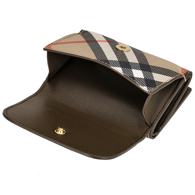 BURBERRY（バーバリー） 三つ折り財布 レディース ブランド チェック