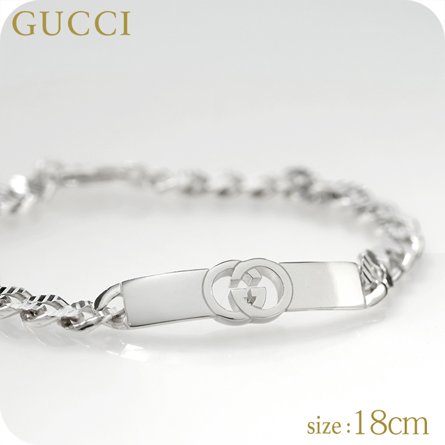 GUCCI（グッチ） ブレスレット メンズ レディース インターロッキング
