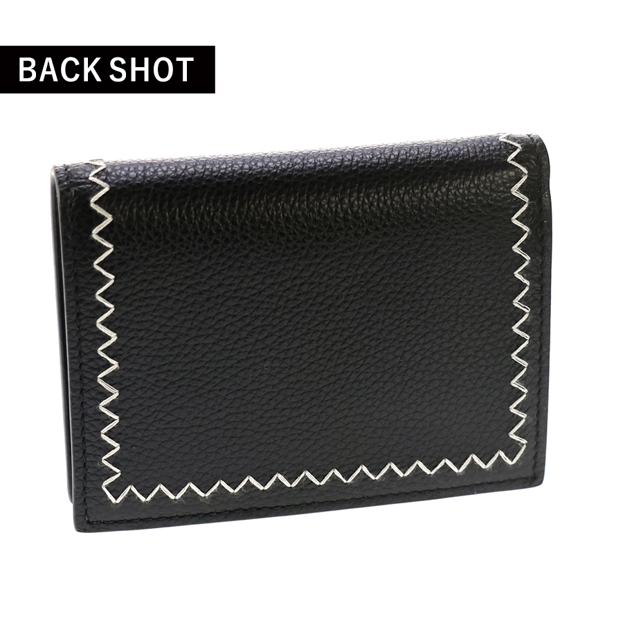 美品 MARNI マルニ 2つ折り財布 レザー ロゴ刺繍 MARNI（マルニ） 二つ折り財布 レディース ブランド ロゴ 刺繍