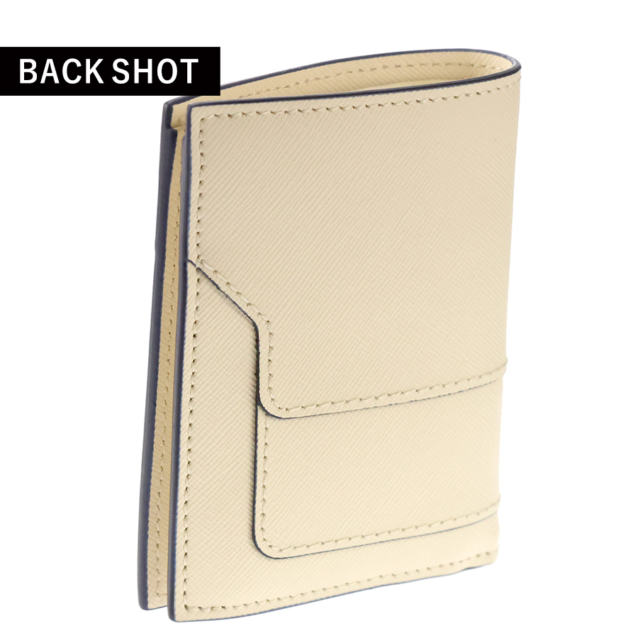 MARNI（マルニ） 二つ折り財布 レディース ブランド ロゴ ホワイト