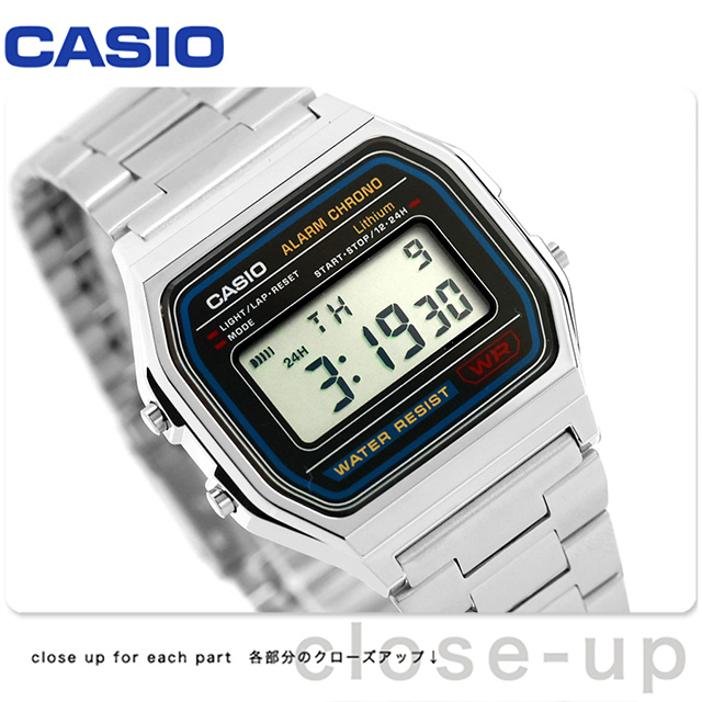 CASIO（カシオ） チープカシオ スタンダード クォーツ 電池式 A158WA-1