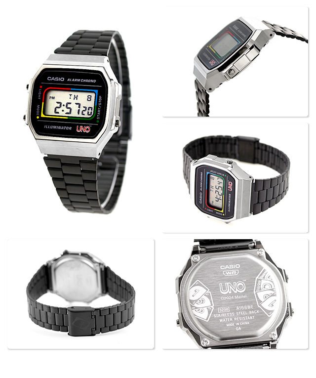 チプカシ　 CASIO　A168WEUC-1A　UNOコラボレーションモデル A168WEUC-1AJR | CASIO