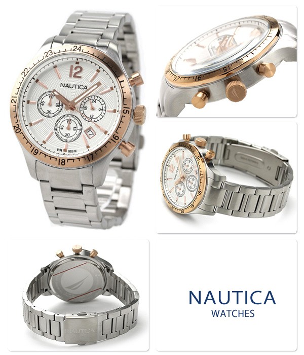カラー◒ ノーティカ スポーツクロノクラシック 腕時計のななぷれ - 通販 - PayPayモール クロノグラフ メンズ 腕時計 A19618G BFD104 ウォッチ