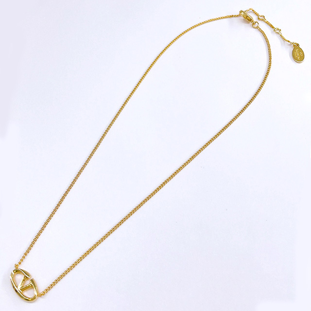 【VALENTINO】チェーンベルト ロゴ ゴールド ブランド アクセサリー VALENTINO ヴァレンティノ 5W2J0W19 MET CS4 Vロゴ ボールド