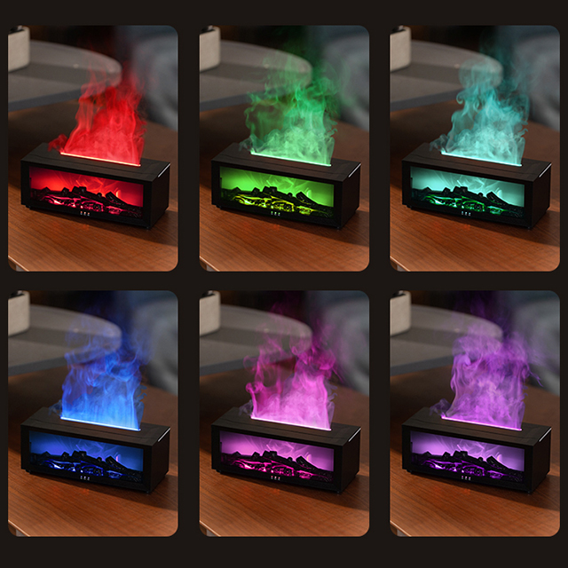 アロマディフューザー ブランド Flame Fireplace Aroma Diffuser with