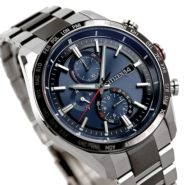 CITIZEN シチズン アテッサ AT8186-51L チタン ソーラー電波 シチズン アテッサ アクトライン AT8186-51L メンズ ソーラー 電波