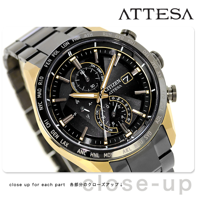 ACT Line シチズン アテッサ LIGHT in BLACK Eco-Drive 50th