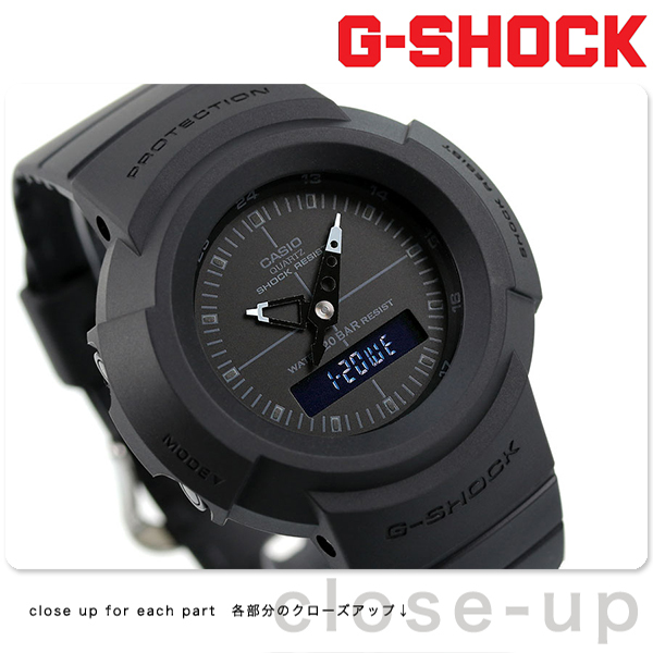 18日は全品5倍に 10倍でポイント最大31倍 G Shock Gショック デュアルタイム メンズ 腕時計 Aw 500bb 1edr Casio カシオ オールブラック 黒 腕時計のななぷれ 通販 Paypayモール