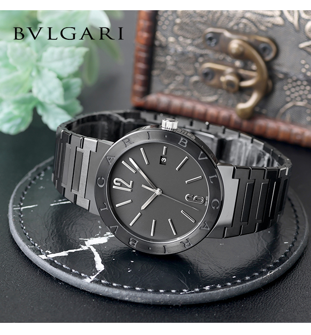 【新品】ブルガリ BVLGARI 腕時計 メンズ BBM41BSS/AUT ブルガリブルガリ BVLGARI BVLGARI 自動巻き ブラックxブラック アナログ表示 ブルガリ ブルガリブルガリ 自動巻き 腕時計 ブランド メンズ BVLGARI