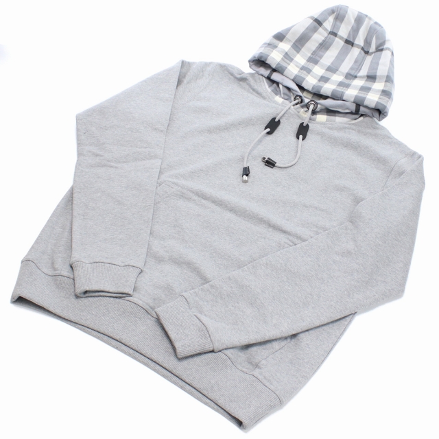 バーバリー パーカー メンズ BURBERRY コットン100％ ポルトガル 8057010 PALE GREY MELANGE グレー系 ファッション 選べるモデル バーバリー ブランド パーカー メンズ コットン100％ ポルトガル