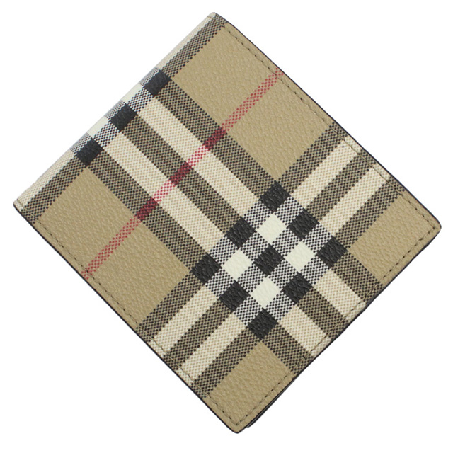 BURBERRY（バーバリー） 二つ折り財布小銭入付き コンパクト メンズ