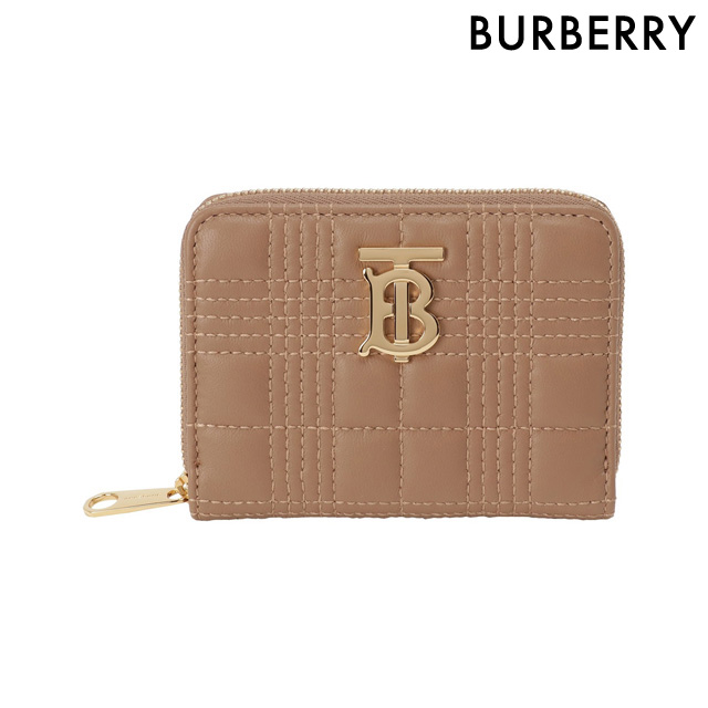 バーバリー BURBERRY 8054374 A1420 キルティングレザー ローラ ジップ