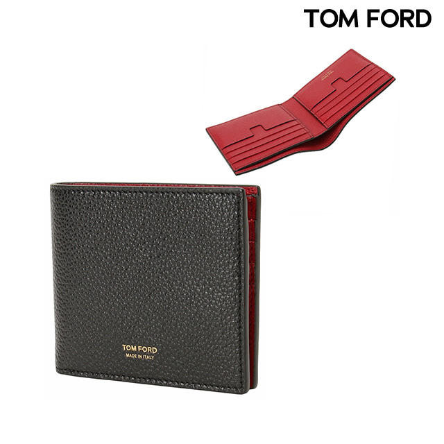 トムフォード TOM FORD Y0228 LCL326G 3NR01 内外バイカラー 二つ折り