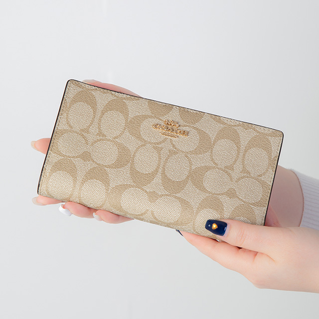 COACH（コーチ） 長財布 メンズ レディース ブランド シグネチャー