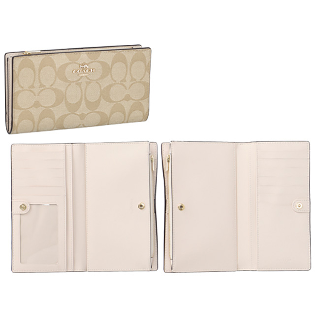 COACH（コーチ） 長財布 メンズ レディース ブランド シグネチャー