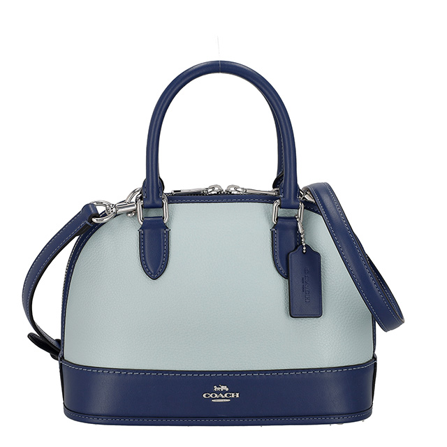 COACH 2WAYレザービジネスバッグ（ブルー） COACH（コーチ） ハンドバッグ 2way ショルダーバッグ 斜めがけ
