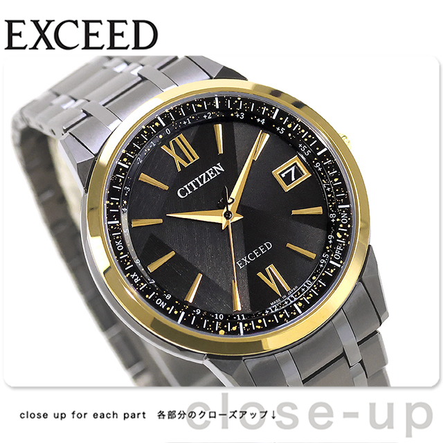 EXCEED(CITIZEN) シチズン エクシード LIGHT in BLACK Eco-Drive 50th