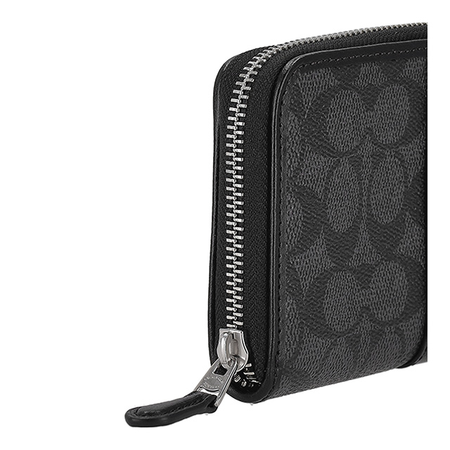 COACH（コーチ） 長財布 メンズ ブランド COACH CCQ07 SVO1U ブラック