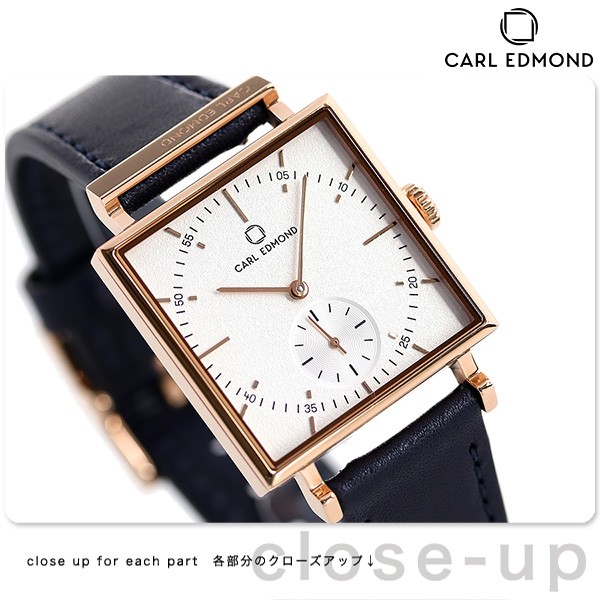 低価安い カールエドモンド CARL EDMOND レディース 腕時計 北欧 シンプル ミニマリズム CEG2911-BLR18 グラニット 29mm ホワイト×ブルー 腕時計のななぷれ - 通販 - PayPayモール 大人気通販