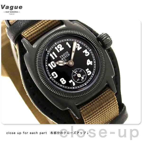 ヴァーグウォッチ クッサン アーリー 28mm レディース CO-S-007-09BK 腕時計 ブランド