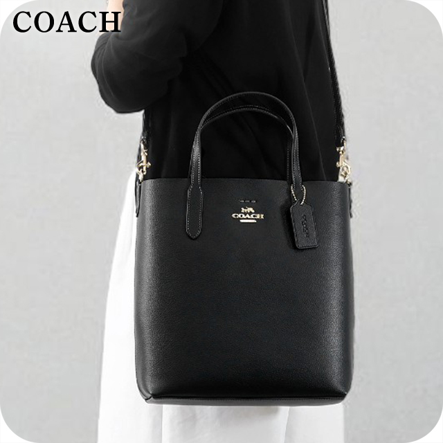 COACH コーチ トートバッグ 2way ショルダーバッグ レディース レザー