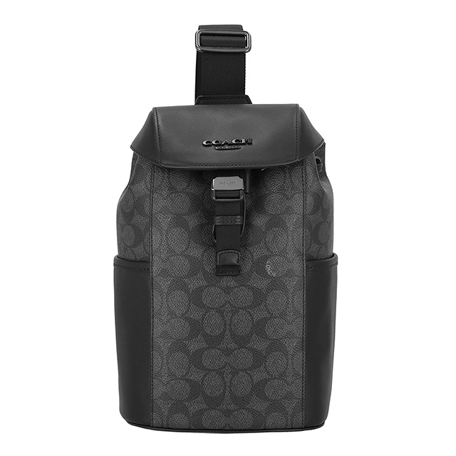coachボディバッグ・ウエストポーチ ブラック/グレー コーチ COACH ボディバッグ・ウエストポーチ シグネチャー ワイアット